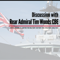 Discussion with Rear Admiral Tim Woods CBE