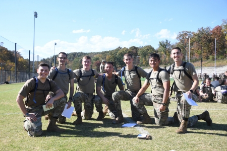 AFROTC Det 880 cadets participate in field training exercises at Virginia Military Institute.