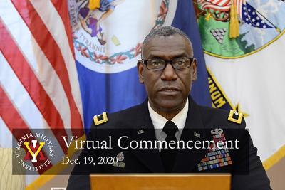 Maj. Gen. Wins, December 2020 Virtual Commencement