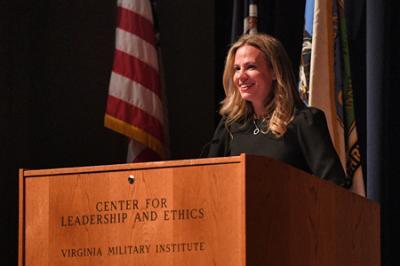 Tracy Walder former CIA officer and FBI special agent Courageous Leadership Speaker series