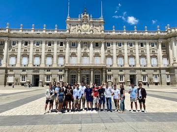 The five-week study abroad program allowed cadets to take three classes at the Universidad de Alcalá in Alcalá de Henares near Madrid.