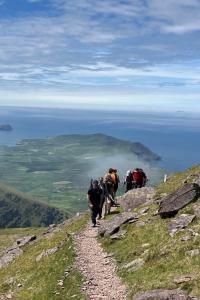 Cadets ascend Mt. Brandon, towering above the Atlantic coastline. –Photo courtesy of Lt. Col. Stephanie Hodde.