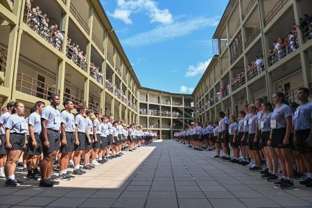 Rat Mass assembled in barracks on Matriculation Day Aug. 17, 2024.